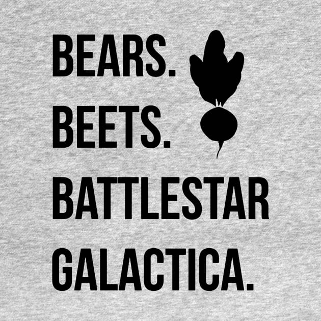 Bears Beets Battlestar Galactica by hasnarefanza